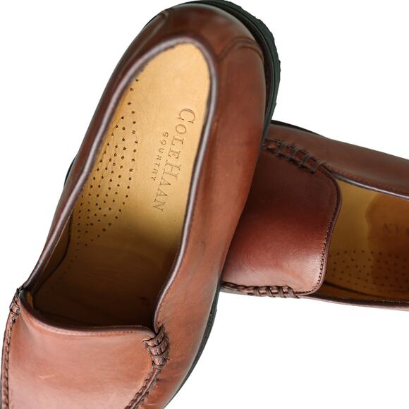 NWOT Womens Brown Leather Cole Haans Slip-On Loafers - Size 8.5B - Picture 7 of 15